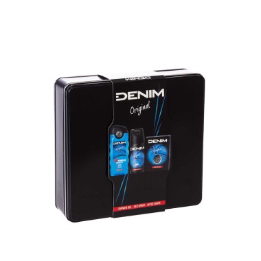 After Shave 100ml + Desodorizante 150ml + Gel Banho 250ml + Caixa Denim Original