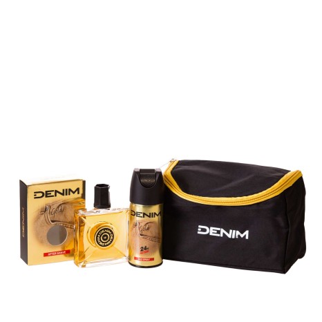 After Shave 100ml + Desodorizante 150ml + Bolsa Denim Gold 20X10X14cm - Image product