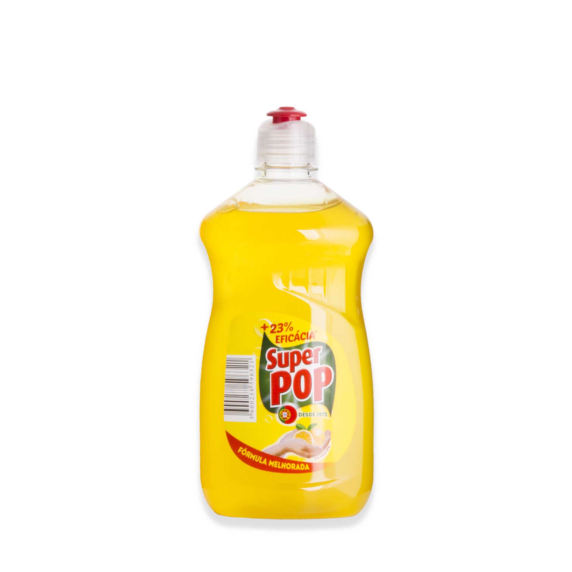 Detergente Loiça Manual Super Pop Limão 500ml