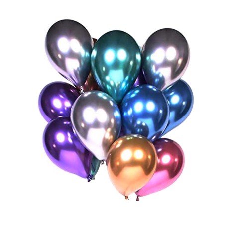 Bal�es Balloonia Metalizados Sortido Pack 100 - Image product