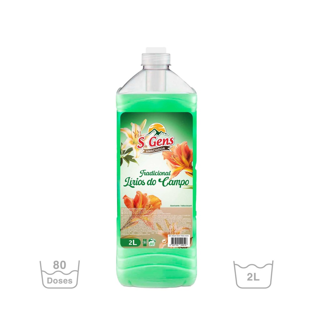 Amaciador Roupa S. Gens Lírios do Campo 80 Doses 2L