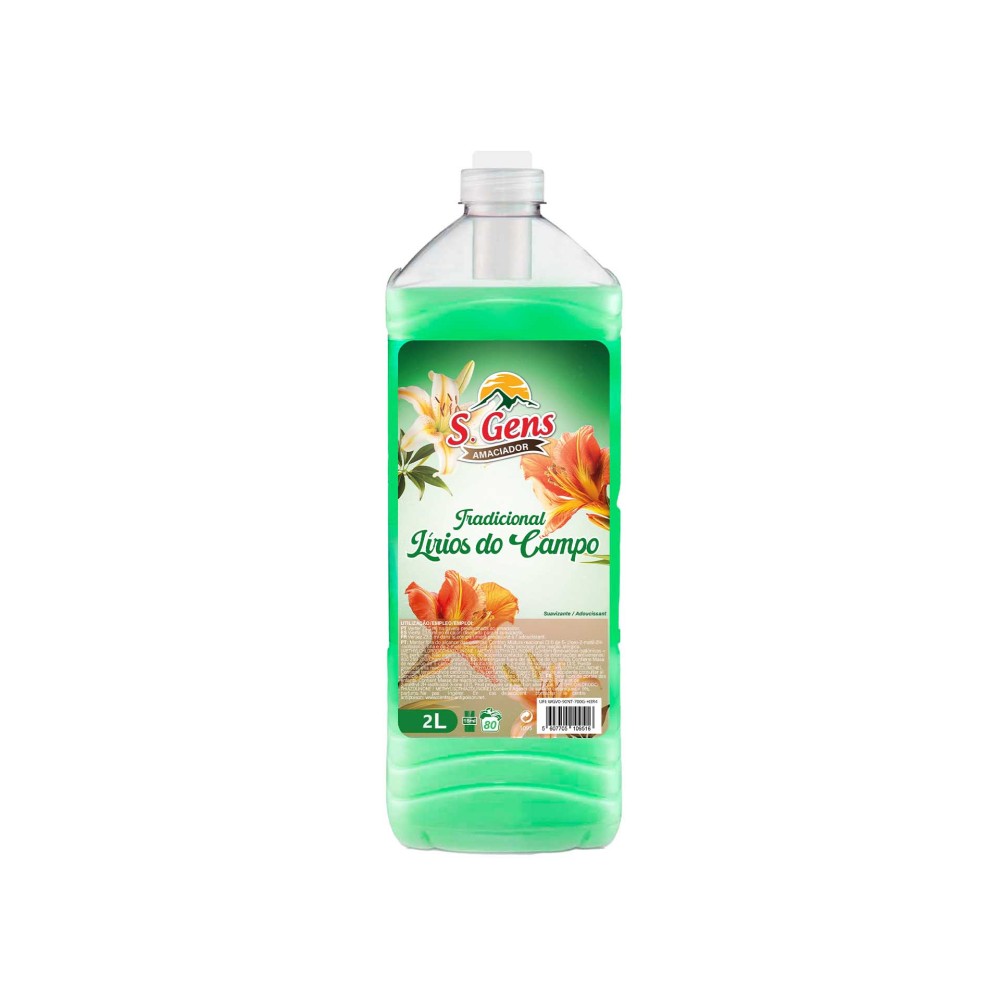 Amaciador Roupa S. Gens Lírios do Campo 80 Doses 2L