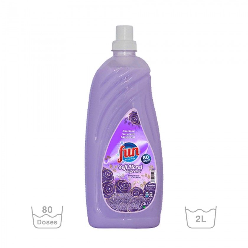 Amaciador Roupa Soft Fun Floral Supremo 2000ml Amaciador Roupa Soft Fun Floral Supremo 2000ml