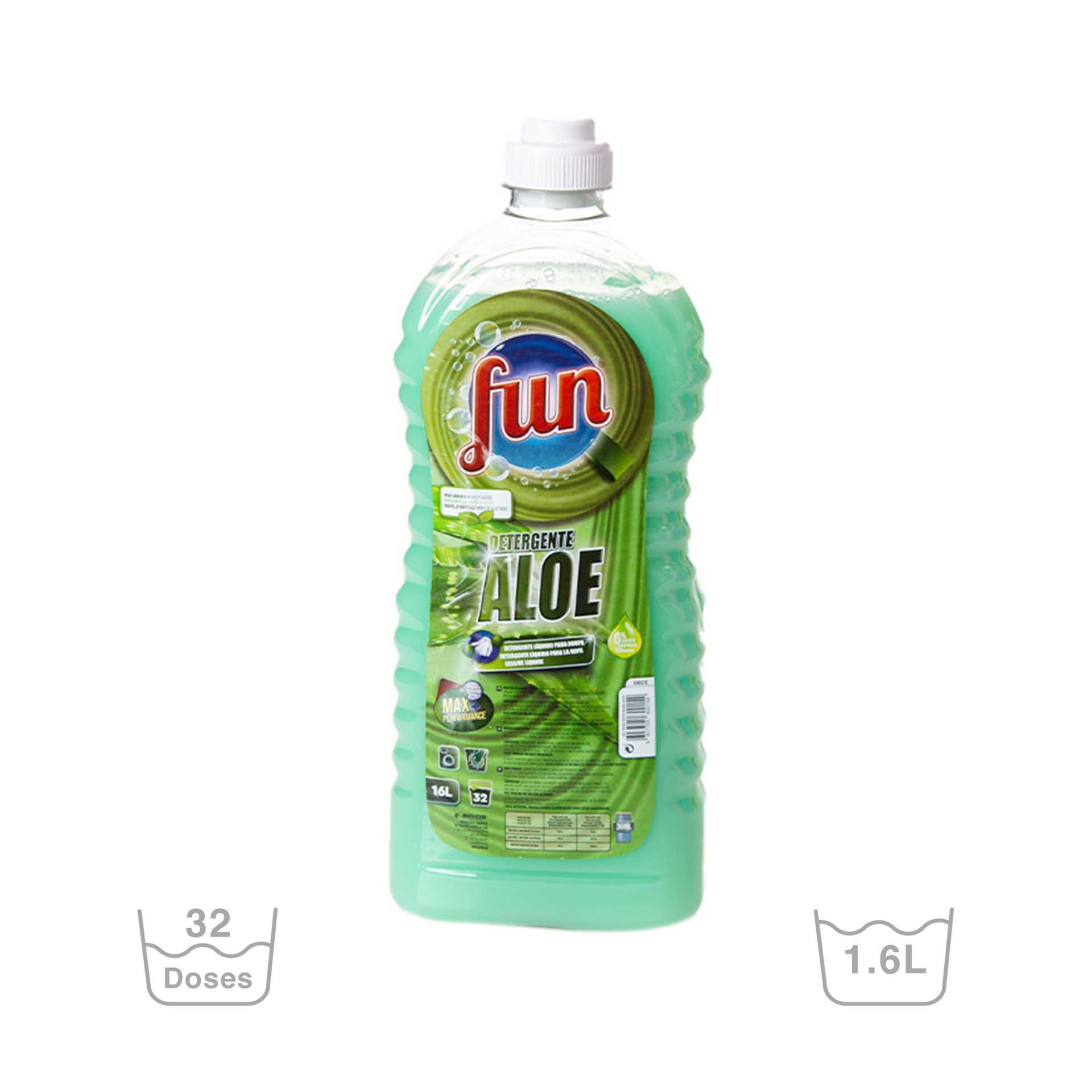 Detergente Roupa Fun Aloé 1600ml