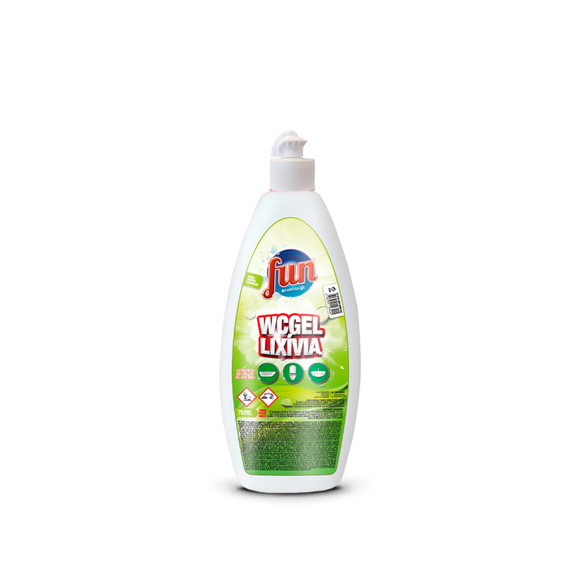 Gel Sanitário Wc Fun Lixívia 750ml