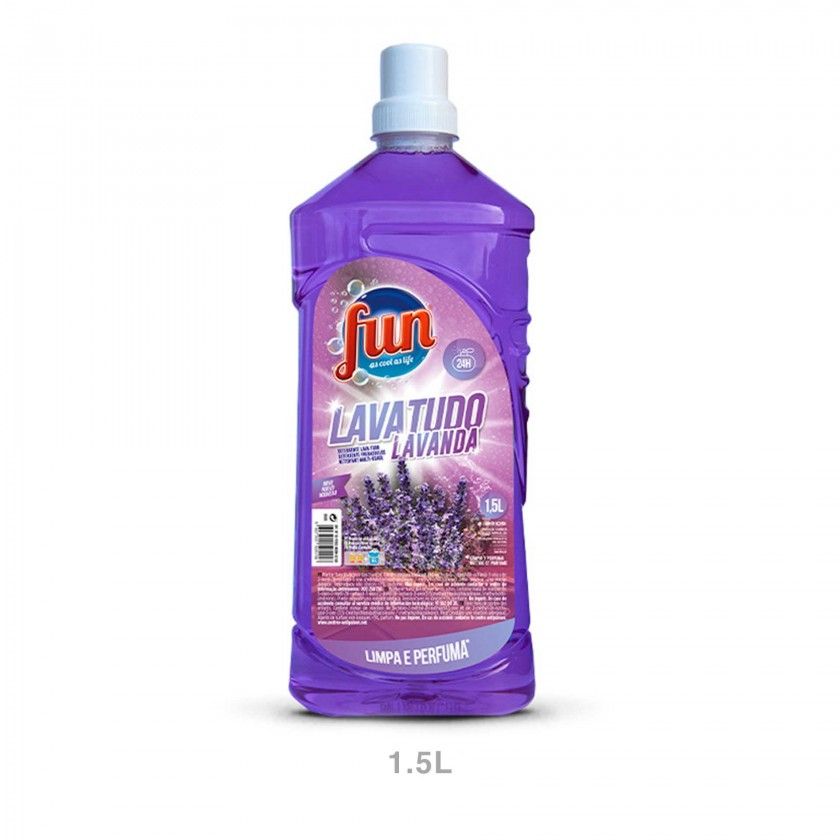 Detergente Lava Tudo Fun Lavanda 1500ml Detergente Lava Tudo Fun Lavanda 1500ml