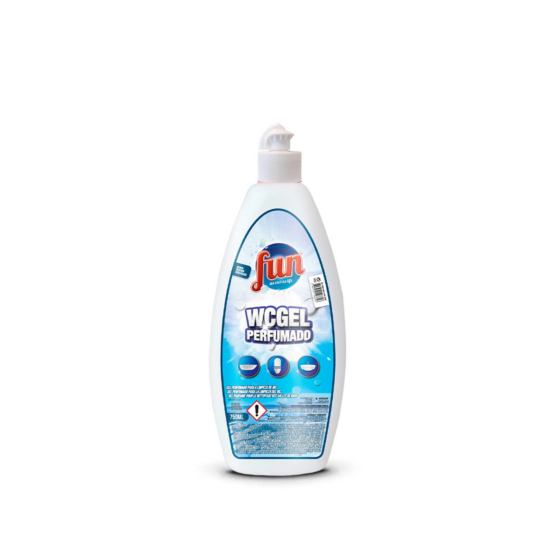 Gel Sanitário Wc Fun Perfumado 750ml