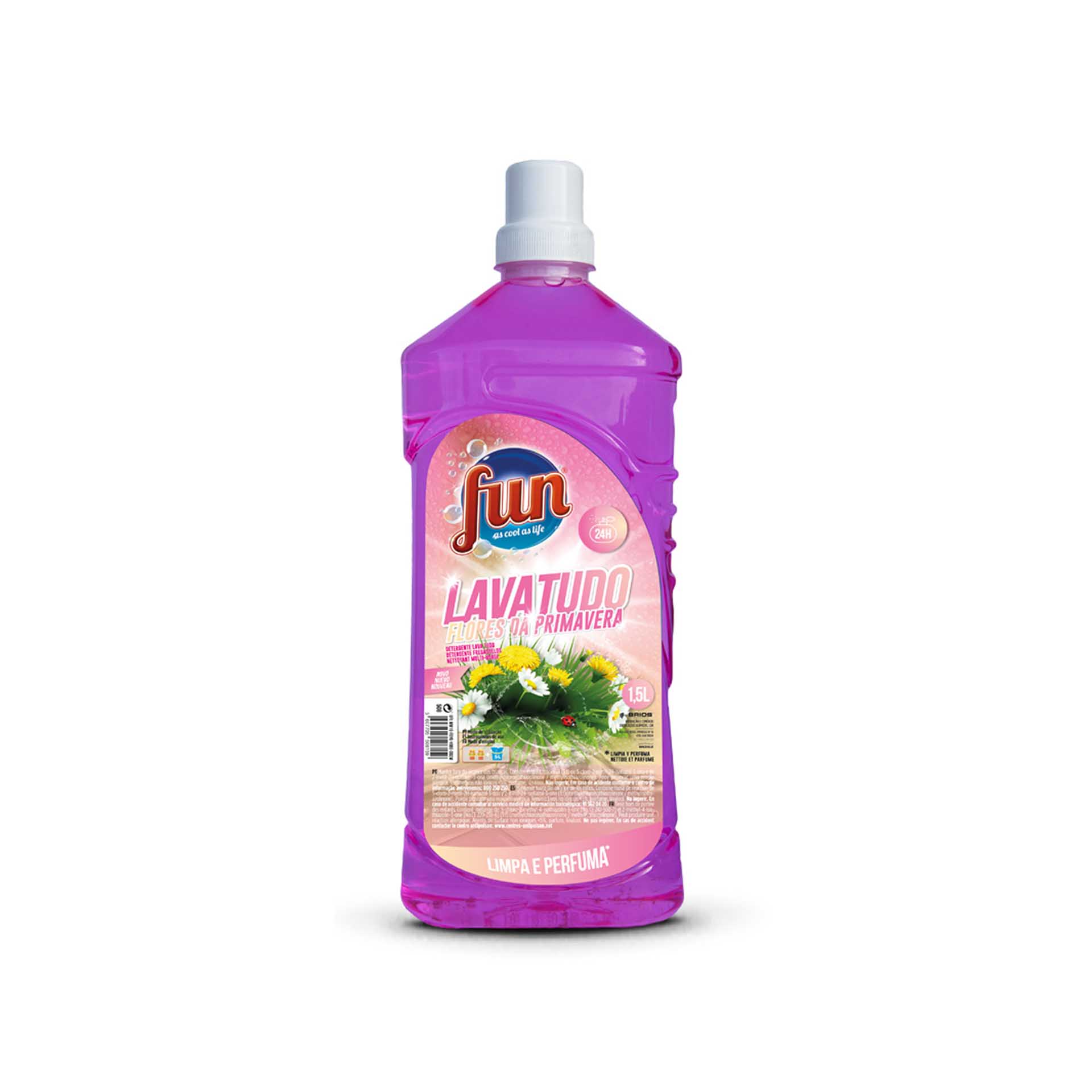 Detergente Lava Tudo Fun Flores Primavera 1500ml