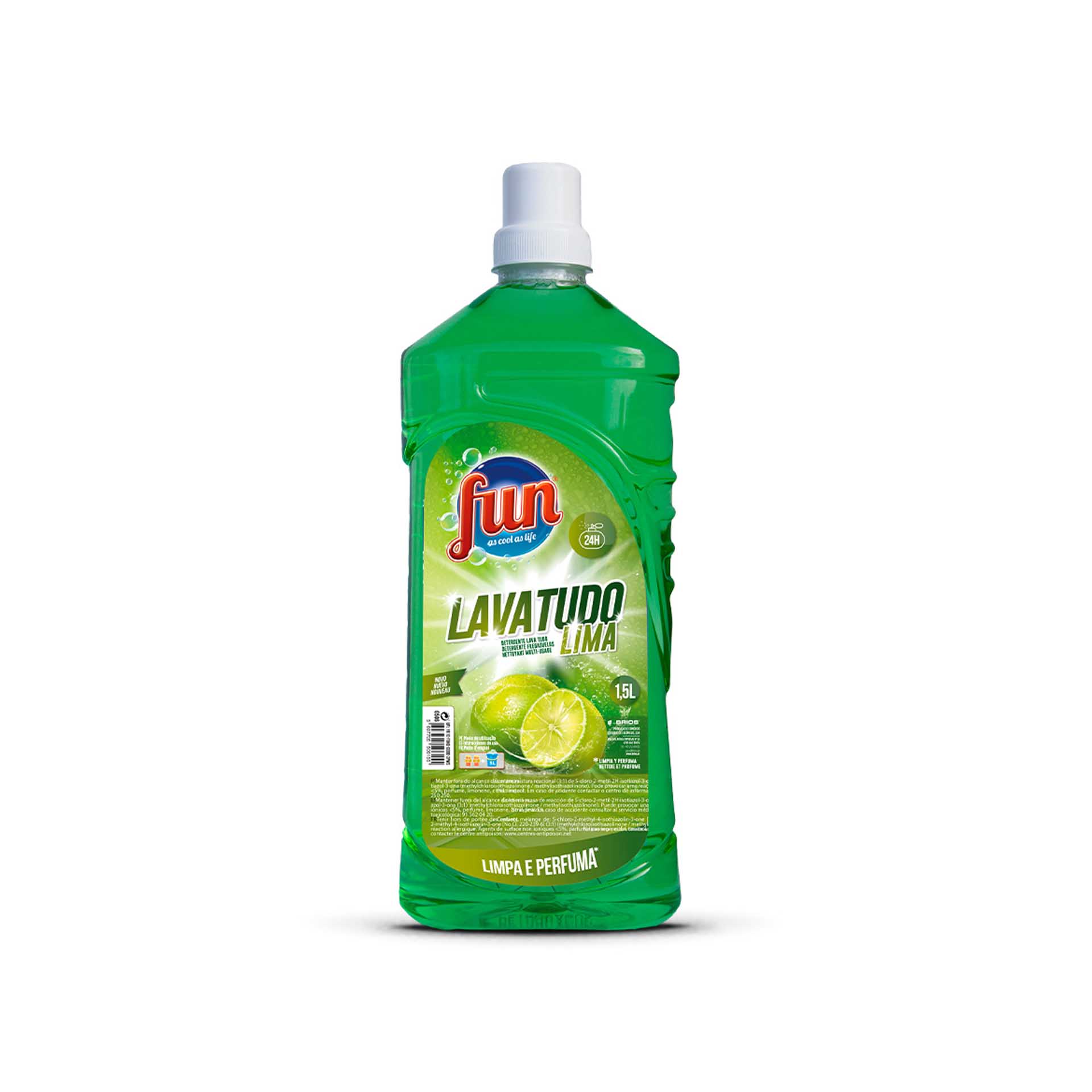 Detergente Lava Tudo Fun Lima 1500ml