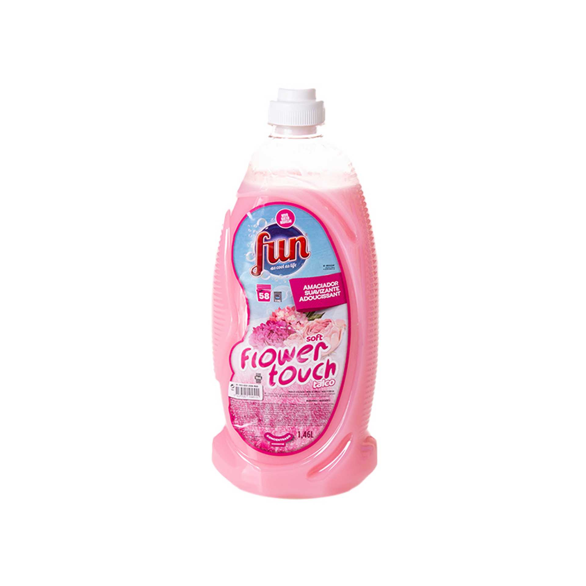 Amaciador Roupa Soft Flower Touch Fun Talco 1460ml