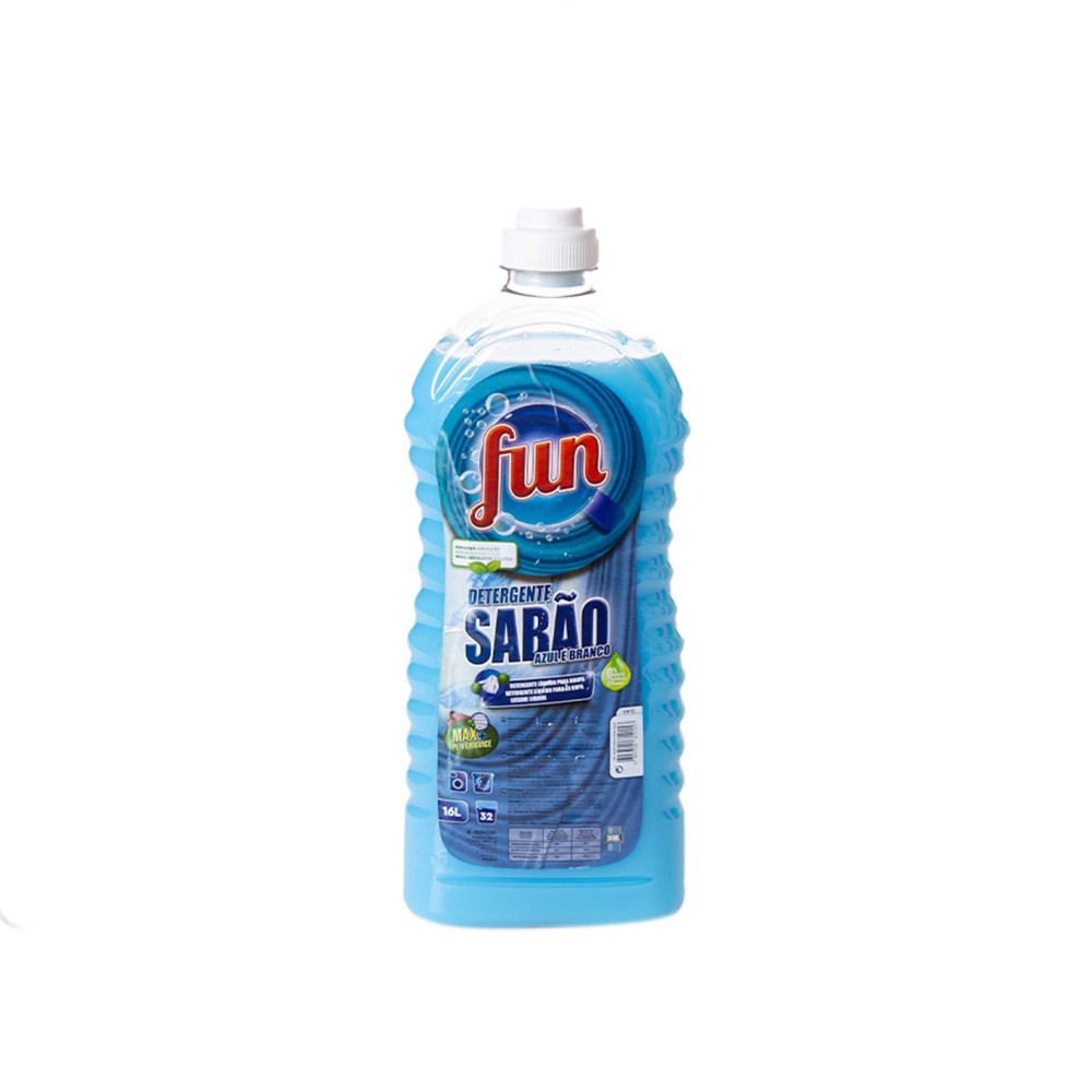 Detergente Roupa Fun Sabão Azul e Branco 1600ml