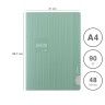 Caderno Agrafado Firmo Quadriculado A4 48F 90gr