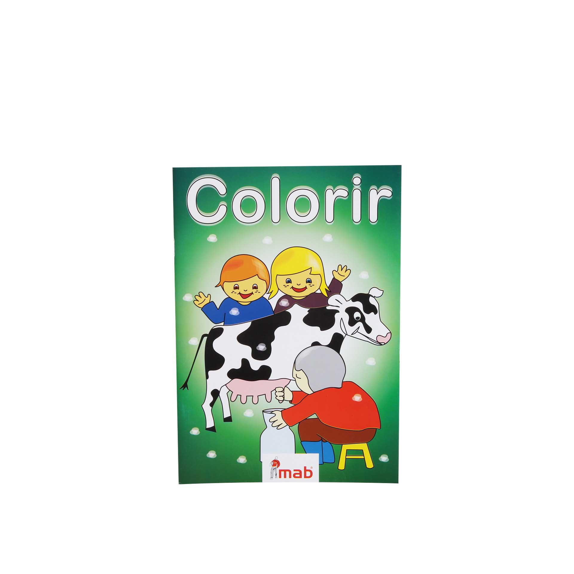Livro Colorir Ritinha e Pedro com os Avós