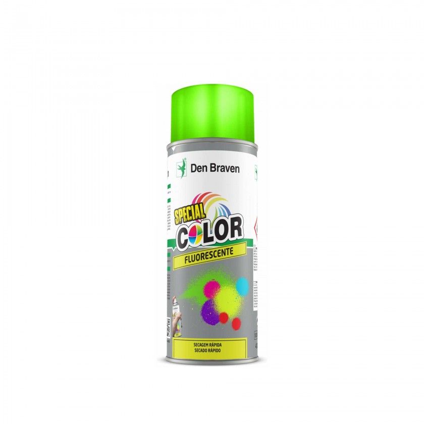 Spray Pintura Efeito Fluorescente Verde 400ml