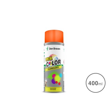 Spray Pintura Efeito Fluorescente Laranja 400ml