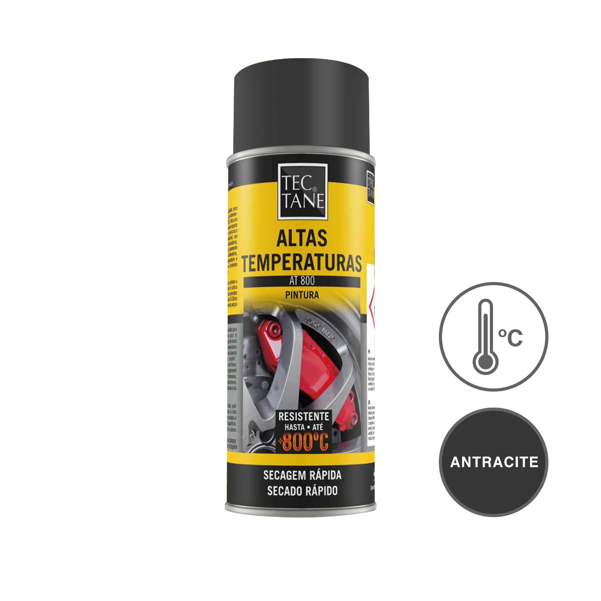 Spray Pintura Alta Temperatura AT800 Antracite 400ml