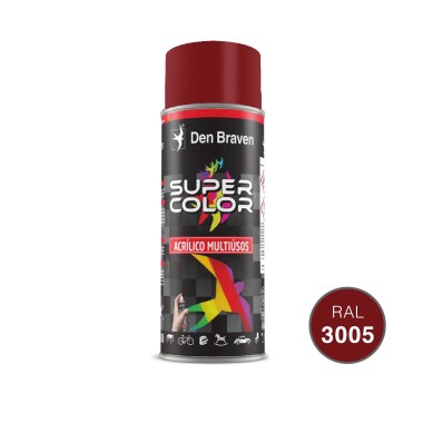Spray Pintura Acr�lico RAL3005 Vermelho Vinho 400ml
