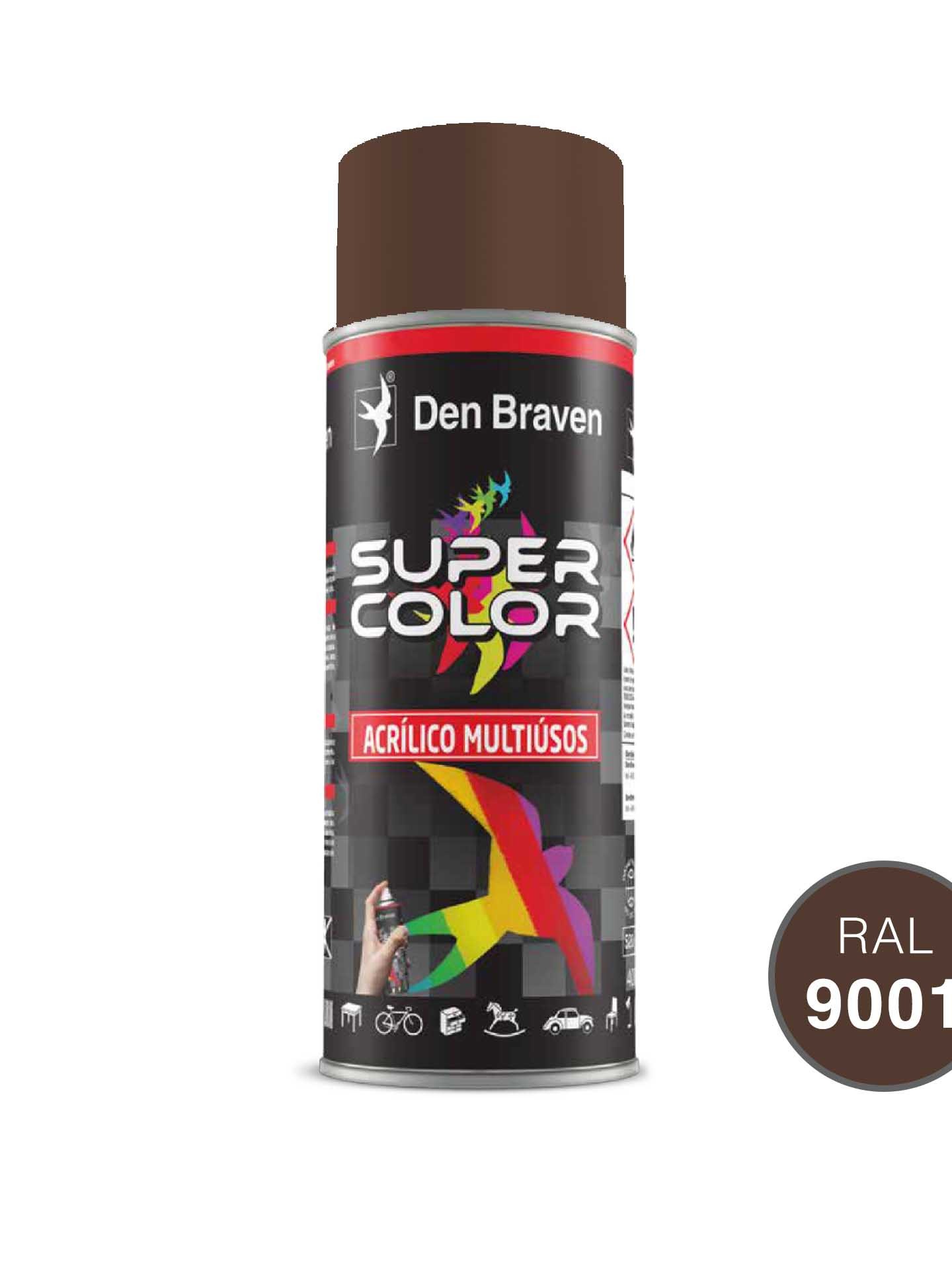 Spray Pintura Acrílico RAL8014 Castanho Sépia 400ml