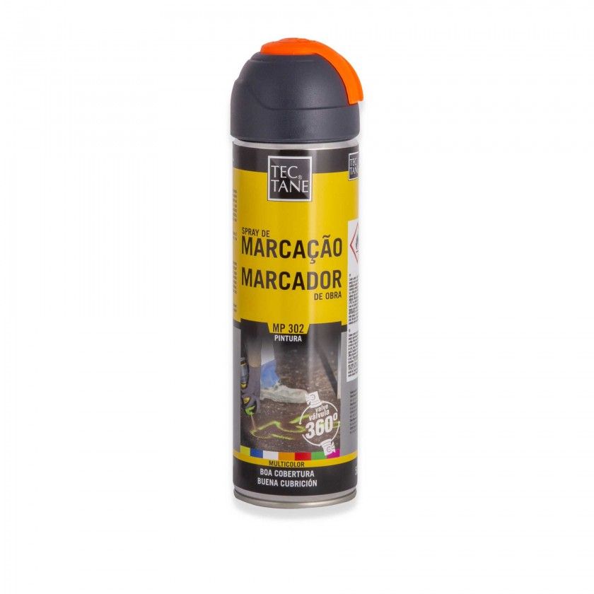 Spray Pintura Marcação MP302 Laranja 500ml Spray Pintura Marcação MP302 Laranja 500ml