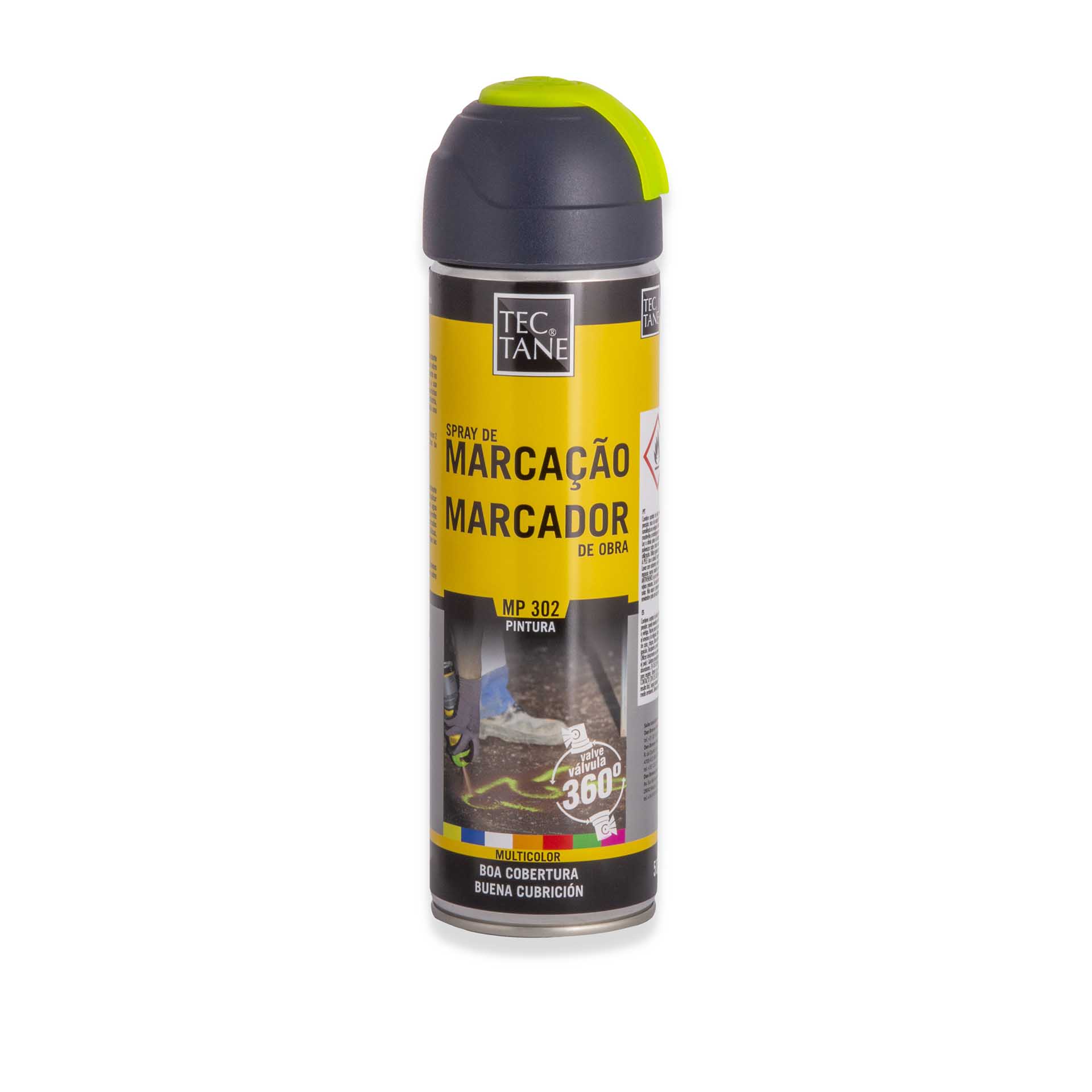 Spray Pintura Marcação MP302 Amarelo 500ml