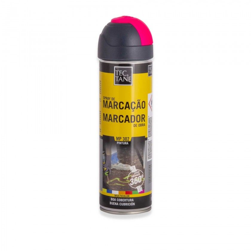 Spray Pintura Marcação MP302 Rosa 500ml Spray Pintura Marcação MP302 Rosa 500ml