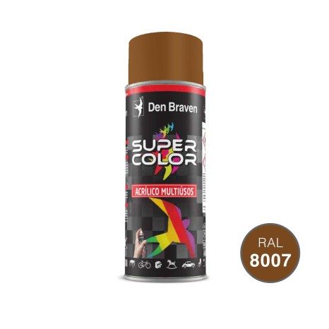 Spray Pintura Acr�lico RAL8007 Castanho Fava 400ml - Image product