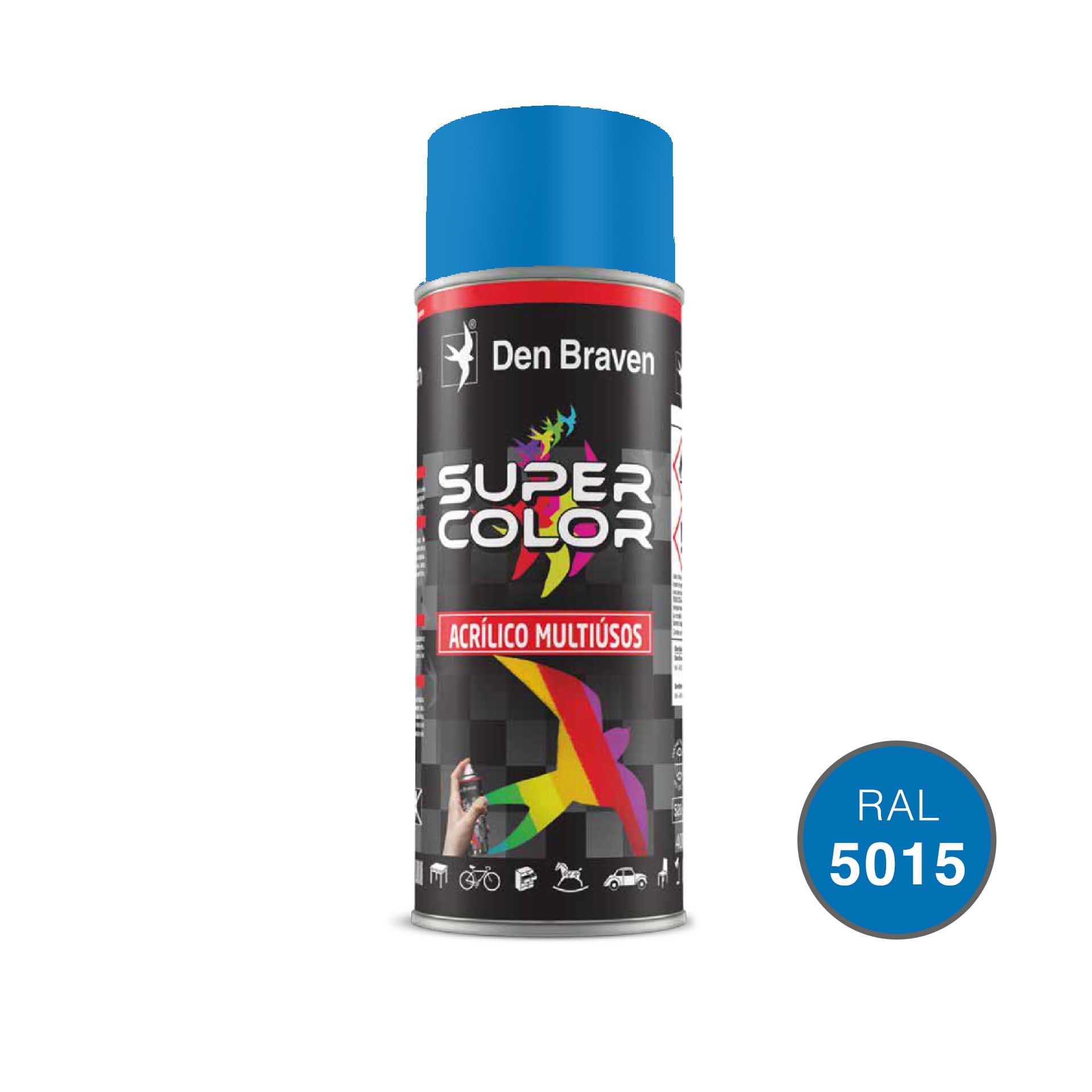 Spray Pintura Acrílico RAL5015 Azul Céu 400ml