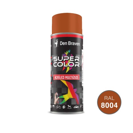 Spray Pintura Acrílico RAL8004 Castanho 400ml - Image product