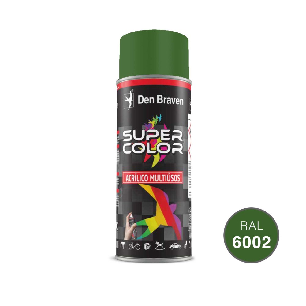 Spray Pintura Acrílico RAL6002 Verde Folha 400ml