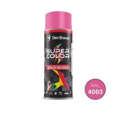 Spray Pintura Acrílico RAL4003 Rosa 400ml