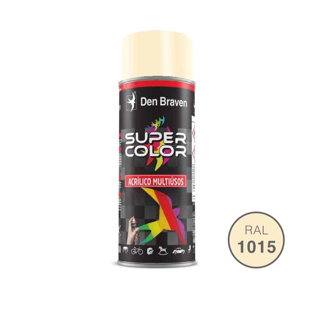 Spray Pintura Acrílico RAL1015 Marfim Claro 400ml