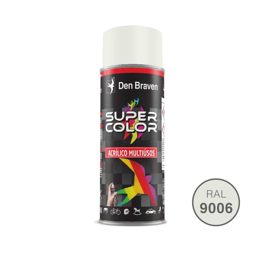 Spray Pintura Acr�lico RAL9006 Alum�nio 400ml