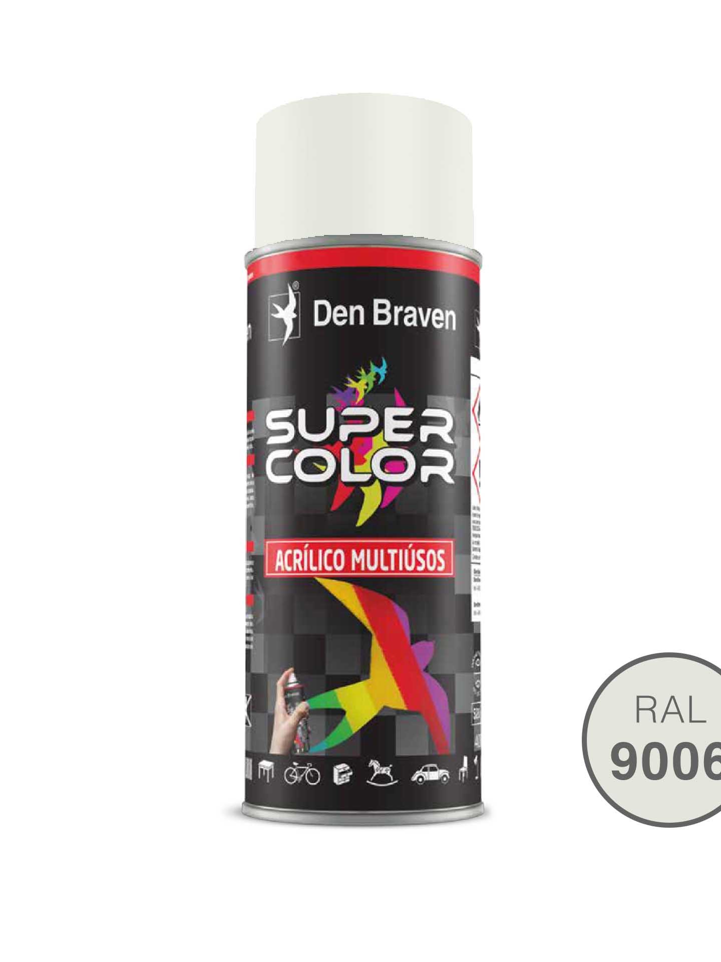 Spray Pintura Acrílico RAL9006 Alumínio 400ml