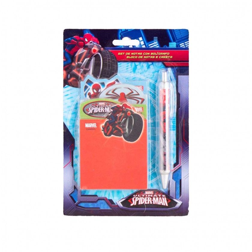 BLOCO NOTAS + CANETA SPIDERMAN BLOCO NOTAS + CANETA SPIDERMAN