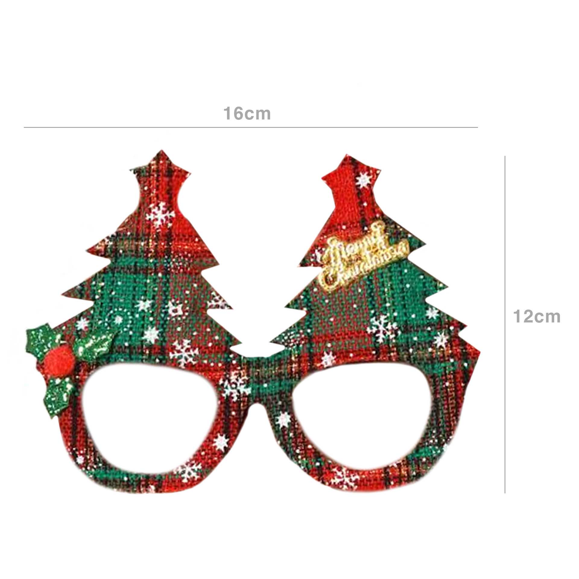 Óculos Natal 16X12cm