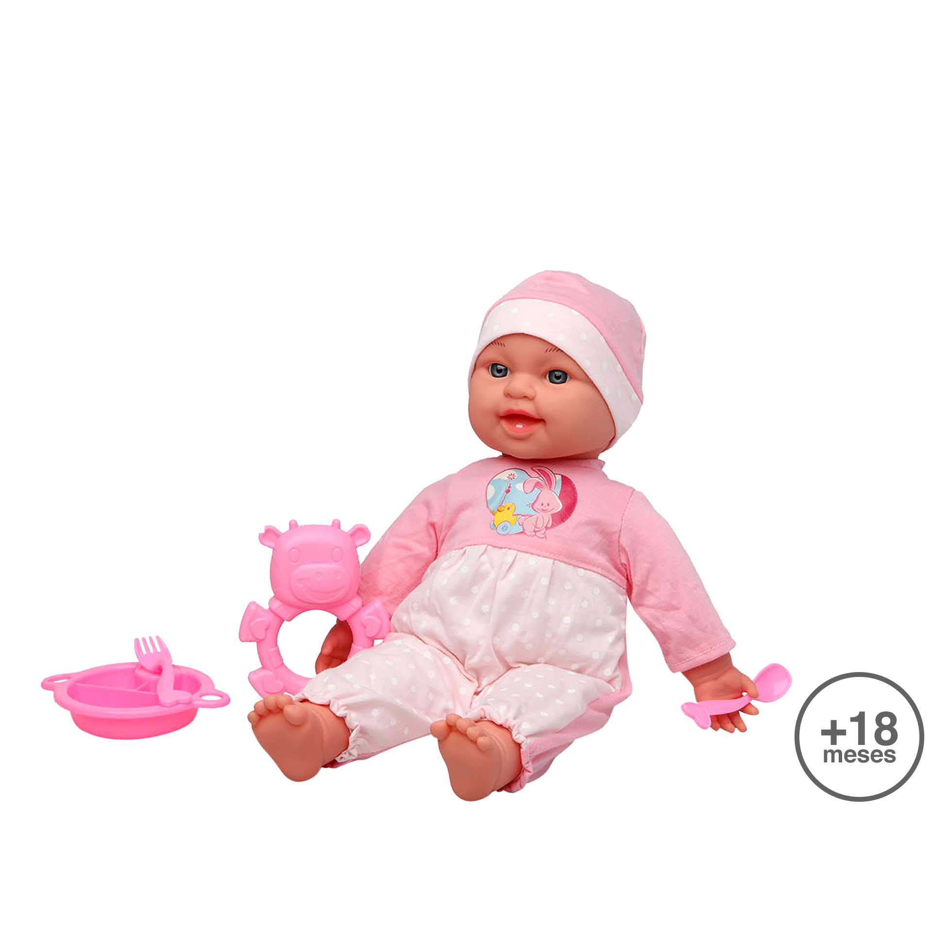 Bebé Com Acessórios Com Som 44X32CM