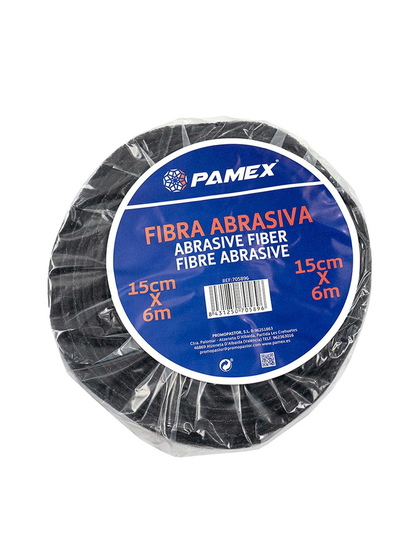 Rolo Fibra Abrasiva Preto 15cmx6m