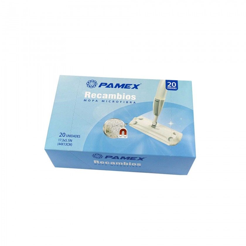 Recarga Mopa Microfibra 44X13cm Pack 20 Recarga Mopa Microfibra 44X13cm Pack 20
