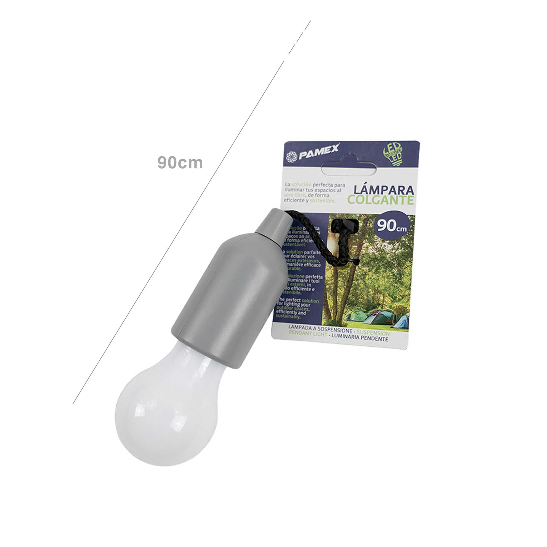 Lâmpada com Fio Pendente 90cm
