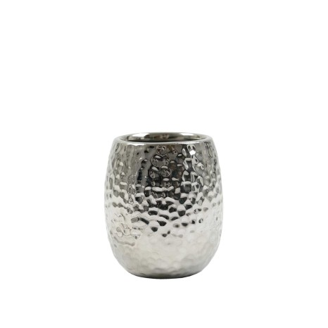 Copo Porta Escovas Prateado 6.5X9.5cm - Image product