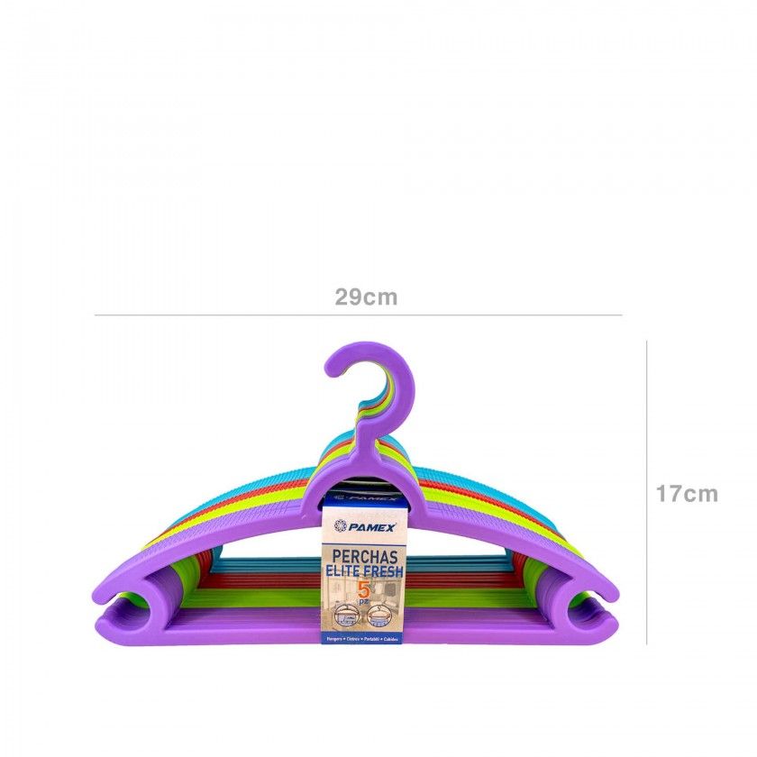 Cruzeta Plástica Elite Multicor 29X17cm Pack 5 Cruzeta Plástica Elite Multicor 29X17cm Pack 5