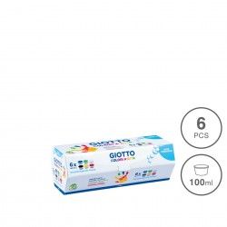 PINTURA DEDOS GIOTTO PACK 6 100ML 534100