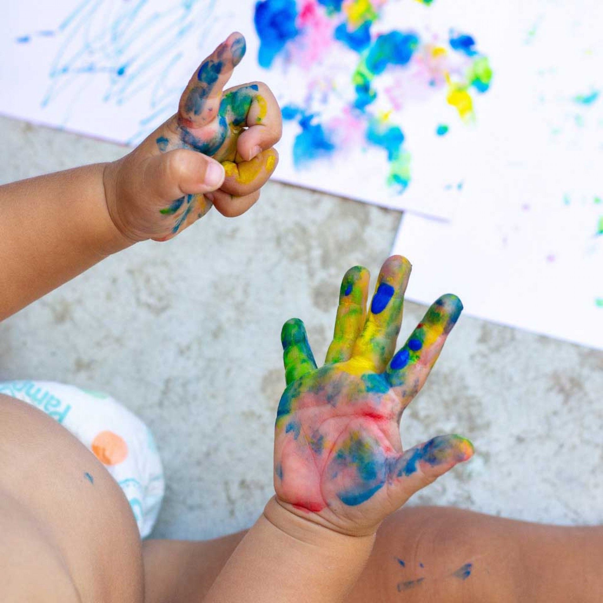 PINTURA DEDOS GIOTTO PACK 6 100ML 534100