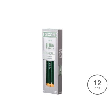 L�pis Dermatogr�fico Dixon Verde Pack 12