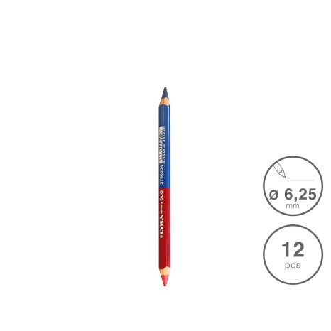 Lápis Lyra Duo Super Azul / Vermelho 6.3mm - Image product