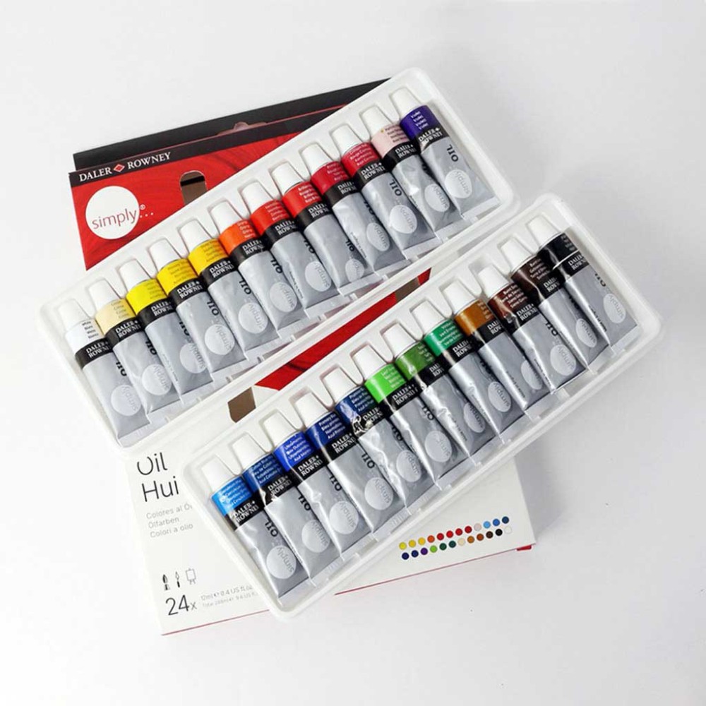 Tinta A �leo 12ml 24 Cores