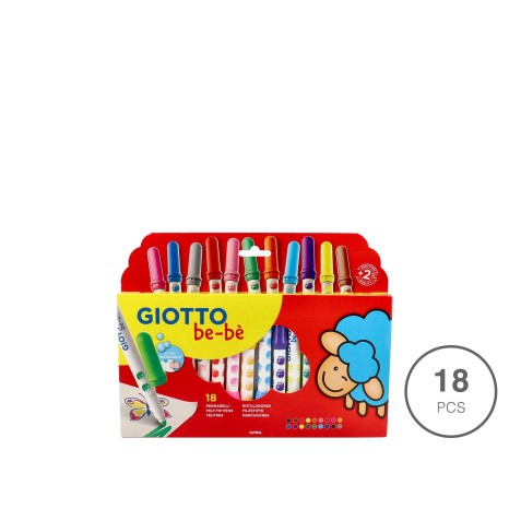 Giotto Be-Bé Marcador Lavável Pack 18 - Image product