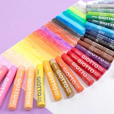 Pastel �leo Giotto Maxi 11mm 24 Cores