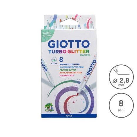 Marcador Giotto Decor Materials 12 Cores - Image product