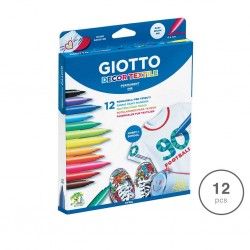 Marcador Giotto Tecido 12 Cores
